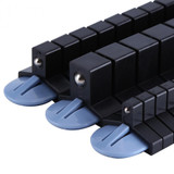 Durable 1/4" 3/8" 1/2" Plastic Wall Mounted Socket Organizer Rails Storage Rack Divider Tray Holder For Storing Loose Sockets
