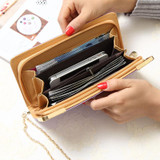 Dupplies Female Long Wallets Women Clutch Stone Ladies Pu Coin Purse Money Bag Card Holder Women Elegant Leather Wallet Dupplies Female Long Wallets Women Clutch Stone Ladies Pu Coin Purse Money Bag Card Holder Women Elegant Leather Wallet