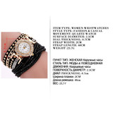 Duoya Watch Women Brand Luxury Gold Fashion Crystal Rhinestone Bracelet Women Dress Watches Ladies Quartz Wristwatches