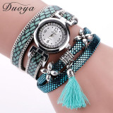 Duoya Brand Sport Watches Women 2017 New Bracelet Quartz Watch Women Silver Leather Fashion Casual Tassel Jewelry Wristwatches Duoya Brand Sport Watches Women 2017 New Bracelet Quartz Watch Women Silver Leather Fashion Casual Tassel Jewelry Wristwatches