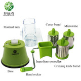 DUOLVQI Round Mandoline Slicer Vegetable Cutter Manual Potato Julienne Carrot Slicer Cheese Grater Stainless Steel BladesKitchen