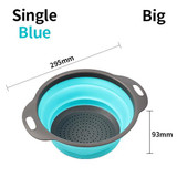 DUOLVQI Foldable Silicone Colander Fruit Vegetable Washing Basket Magic Basket Strainer Collapsible Drainer Kitchen Tools Gadget