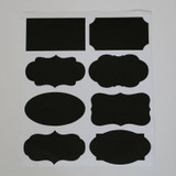 DUOLVQI 40PCS/Set New Wedding Home Kitchen Jars Blackboard Stickers Chalkboard Lables 20.5 * 23cm