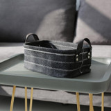 DUNXDECO Home Office Color Storage Key Accessory Pen Holder Box Cute Colorful Macaroon Felt Bag Table Multifunction Container