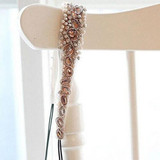 2016 Women's Sweet Lace Faux Pearls Hairband Rhinestone Crystal Headband Head Piece