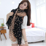 2016 Women's Long Candy Gradual Color Round Dots Scarf Shawl  Stole Soft Scarves 2 Colors 8MM1