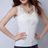 2016 Women Summer Cool Blouse Shirt Blusas Femininas Tops Fashion Sleeveless Vest Chiffon Shirts Fashion Plus Size 6XL White