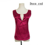 2016 Women solid Tees Sleeveless Blouses shirts Plus Size Female Shirts vestidos blouse