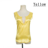 2016 Women solid Tees Sleeveless Blouses shirts Plus Size Female Shirts vestidos blouse