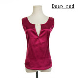 2016 Women solid Tees Sleeveless Blouses shirts Plus Size Female Shirts vestidos blouse