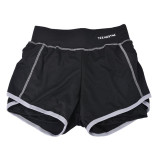 2016 Women Shorts WomenTwo-Pieces Black High Waist Shorts Feminino Sexy Elastic High Waist Workout Shorts For Women Feminino