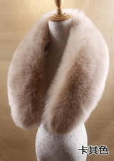 2016 Women new faux fox fur collar multicolor  shawl collar fur female fashion autumn and winter warm shawl scarves
