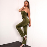 2016 Women New Fashion Rompers and Jumpsuit Womens Sexy Sleeveless Playsuit Bodysuits Elegant Bandage Jumpsuits