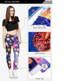 2016 women new arrival 3D leggings galaxy star space cat moon starry fashion sexy leggings plus high elastic leggings