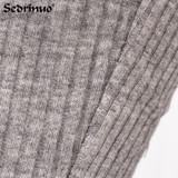 2016 Women Jumpsuit Two pieces Knitted Rompers outfits Long Pants Rompers Jumpsuit 2 Piece Set Crop Tops Bodycon Palysuit gray