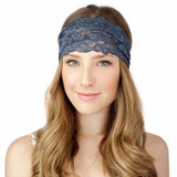 2016 Women Fashion Lace Headband Ladies Bohemian Hair Accessories Headwrap Turban Girls Wide Headbands Headdress #Zer