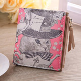 2016 women fashion Coin Purse&amp;Wallets Vintage Marilyn Monroe Cartoon Cat Women Wallets Brand Female Thin Short Wallet Clutch
