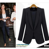 2016 Women Fashion Casual Suits Women's Jacket Blazer Sexy Ladies Basic Coat Ceremonial Elegant Plus Size M-4XL