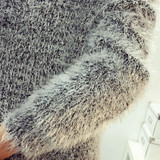 2016 Women Candy Colors Sweaters Fashion Autumn Winter Warm Mohair O-Neck Pullover Long Sleeve Casual Loose Sweater Knitted Tops 2016 Women Candy Colors Sweaters Fashion Autumn Winter Warm Mohair O-Neck Pullover Long Sleeve Casual Loose Sweater Knitted Tops
