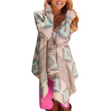 2016 Women Basic jackets Coats Cardigan print irregular knit sweater jackets autumn  fashion sexy lady Slim jacket women coat 2016 Women Basic jackets Coats Cardigan print irregular knit sweater jackets autumn  fashion sexy lady Slim jacket women coat