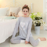 2016 Winter Women Pajama Sets Autumn Sleepwear Pajamas girls night Homewear For Women Nightgown top + pants