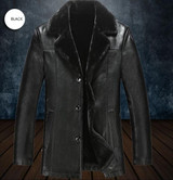 2016 winter men's fur coat fashion warm fur leather coat lamb wool Jacket wholesale