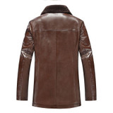 2016 winter men's fur coat fashion warm fur leather coat lamb wool Jacket wholesale