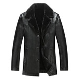 2016 winter men's fur coat fashion warm fur leather coat lamb wool Jacket wholesale