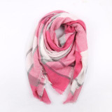 2016 Winter luxury Brand New Women Fashion Scarf Oversize Blankets Wrap Soft Cashmere plaid Square Shawl Size Pashmina Scarves