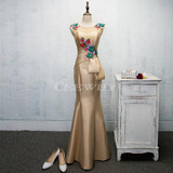 CEEWHY Elegant Embroidery Evening Dresses Long 2017 Luxury Prom Party Formal Dress Trumpet Mermaid Evening Gown Robe De Soiree CEEWHY Elegant Embroidery Evening Dresses Long 2017 Luxury Prom Party Formal Dress Trumpet Mermaid Evening Gown Robe De Soiree