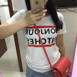 CDJLFH Brand Women Tees Russian Letter Print Black White Gray Fashion Women T-shirt Short Sleeve O-Neck Tshirt Women Top Shirt CDJLFH Brand Women Tees Russian Letter Print Black White Gray Fashion Women T-shirt Short Sleeve O-Neck Tshirt Women Top Shirt