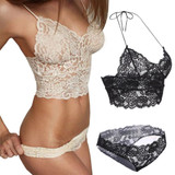 CDJLFH Brand French Sexy T-pants Romantic Transparent Temptation Lace Bra Set Young Women Underwear Set Lade Bra And Panty Set CDJLFH Brand French Sexy T-pants Romantic Transparent Temptation Lace Bra Set Young Women Underwear Set Lade Bra And Panty Set