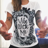 CDJLFH Brand 2017 Women Tees Fashion Print Short Sleeve O-Neck Women Blouses Cotton Tops Shirt Female White Blusas Chemise