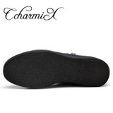 CcharmiX Mens Chelsea Boots Winter Waterproof Men Snow Boots Zipper Pig Suede Male Ankle Boots Men Warm Snowboots Large Size 47