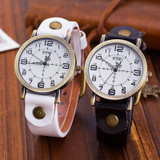 CCQ Brand Vintage Cow Leather Bracelet Watch Women WristWatch Casual Luxury Quartz Watch Relogio Feminino1821