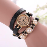 CCQ Brand Fashion Women Bracelet Pearl Watch Casual Women Wristwatch Luxury Quartz Watch Relogio Feminino Gift Clock 1296