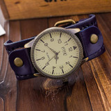 CCQ Brand Vintage Cow Leather Bracelet Watch Casual Women WristWatch Luxury Quartz Watch Relogio Feminino 1772 CCQ Brand Vintage Cow Leather Bracelet Watch Casual Women WristWatch Luxury Quartz Watch Relogio Feminino 1772