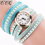 CCQ 2017 Fashion Luxury Women Bracelet Watch Ladies Casual Quartz Wristwatch Relogio Feminino 1290