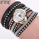 CCQ 2017 Fashion Luxury Women Bracelet Watch Ladies Casual Quartz Wristwatch Relogio Feminino 1290