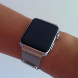 Luxury Milanese strap 2nd Upgraded Generation Bluetooth Smart Watch IWO 1:1 MTK2502C for ios Apple iPhone Andriod smartphones