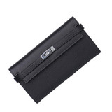 Luxury Long Design Wallet High Quality Famous Brand Woman Wallets Genuine Leather Ladies Purses