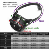 Luxury Leather Pet Dog Muzzle Adjustable Dog Mask Grooming Muzzle for Small large Dogs Anti Bite Safety and Breathable