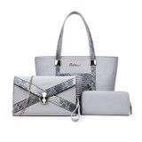 Luxury Handbags Women Bags Designer PU Leather Composite Bag Set Women's Serpentine Shoulder Tote Bag Sac a Main Femme de Marque