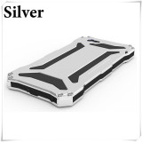 Luxury Gundam Waterproof Shockproof Metal Aluminum Armor Hard Case For iPhone 5 5s SE 5C 6 6s 7 Plus Cover Cases Tempered Glass