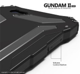 Luxury Gundam Waterproof Shockproof Metal Aluminum Armor Hard Case For iPhone 5 5s SE 5C 6 6s 7 Plus Cover Cases Tempered Glass