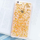 Luxury Gold Foil Bling Glitter Clear Soft TPU Case For iPhone 7 & 7 Plus SE 5 5S 6 6S Plus SE 5 5s Case Silicone Back Cover