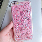 Luxury Gold Foil Bling Glitter Clear Soft TPU Case For iPhone 7 & 7 Plus SE 5 5S 6 6S Plus SE 5 5s Case Silicone Back Cover