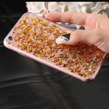 Luxury Gold Foil Bling Glitter Clear Soft TPU Case For iPhone 7 & 7 Plus SE 5 5S 6 6S Plus SE 5 5s Case Silicone Back Cover