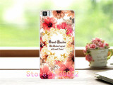 Luxury Floral Painted Phone Cases For BQ M4.5 Not A4.5 E4.5 Case Cover Art printed Flower funda For BQ M4.5 Aquaris+Free Gift