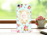 Luxury Floral Painted Phone Cases For BQ M4.5 Not A4.5 E4.5 Case Cover Art printed Flower funda For BQ M4.5 Aquaris+Free Gift